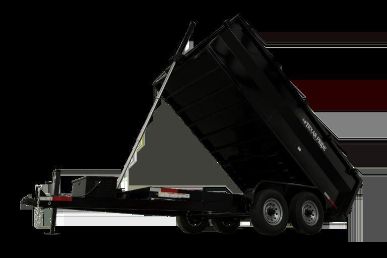 2025 Texas Pride Trailers 7'x14' Bumper Pull Dump Trailer w/ 36" sides 14k lb GVWR Dump Trailer