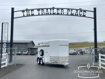 2026 Trails West Adventure 14' Stock Trailer