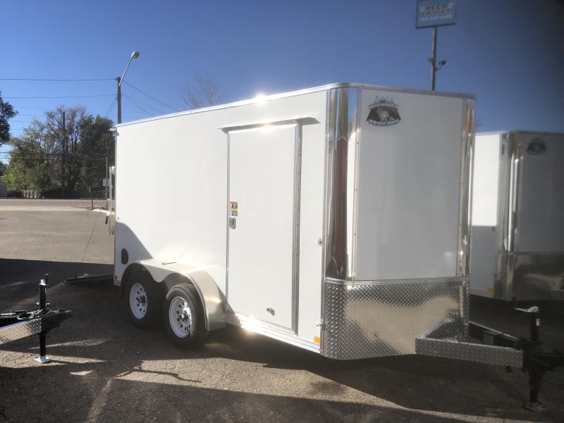 2023 R and M Manufacturing 7x12+vnose (TAC) Enclosed Cargo Trailer Reed Trailer Sales Your