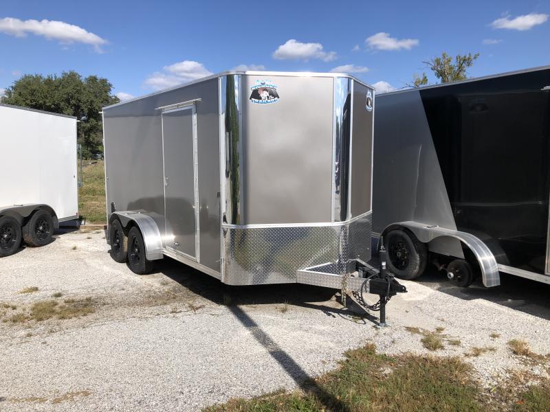 2023 R and M Manufacturing 7x12+vnose (TAC) Enclosed Cargo Trailer Reed Trailer Sales Your