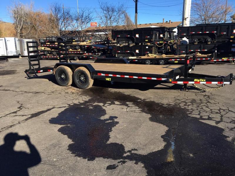 2019 Big Tex Trailers 14ET-20 W/KNEE RAMPS Equipment Trailer-WHEAT RIDGE 2019 Big Tex Trailers 14ET-20 W/KNEE RAMPS Equipment Trailer-WHEAT RIDGE