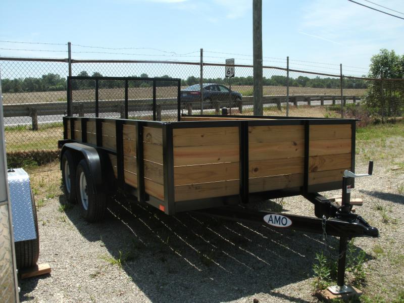 2024 American Manufacturing Operations (AMO) 6 X 12 UT TANDEM Utility Trailer