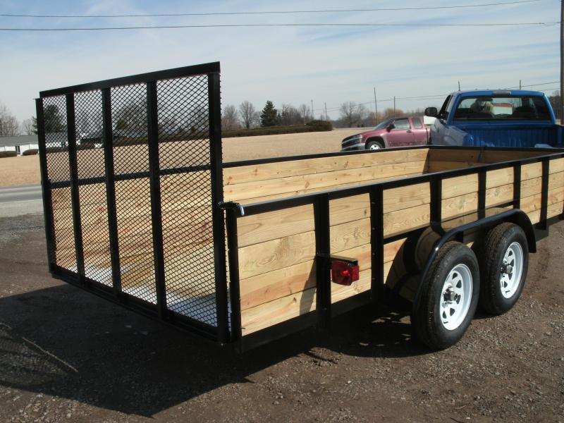 2022 American Manufacturing Operations (AMO) 6 X 16 UT TANDEM Utility Trailer 2022 American Manufacturing Operations (AMO) 6 X 16 UT TANDEM Utility Trailer