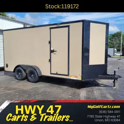 2026 Diamond Cargo 16' x 7' Tandem Axle Enclosed Trailer - GVWR 7,000