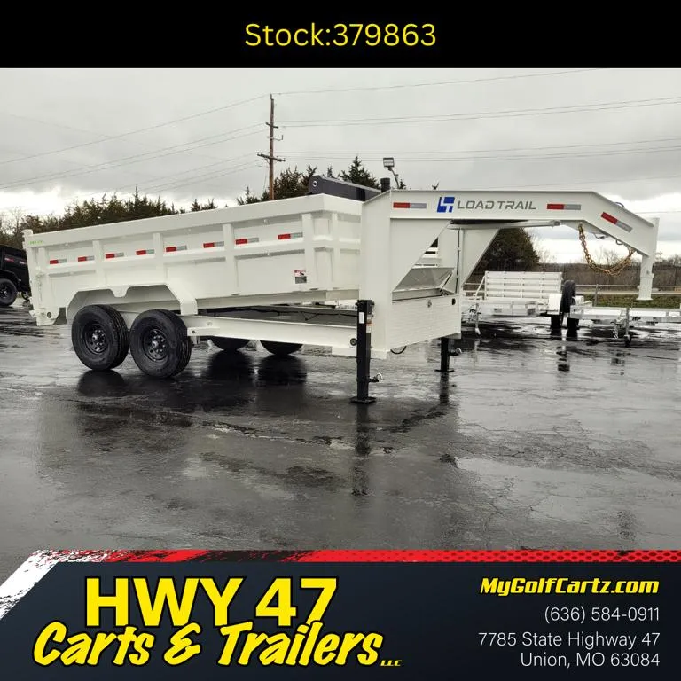 2026 Load Trail 14'x83"x36" Tandem Axle Gooseneck Low-Pro Dump Trailer - GVWR 14,000