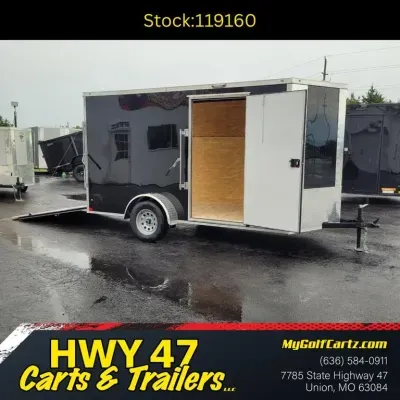 2027 Diamond Cargo 12' x 6' Single Axle Enclosed Trailer - GVWR 2,990