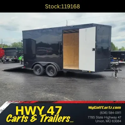 2027 Diamond Cargo 14' x 7' Tandem Axle Enclosed Trailer - GVWR 7,000