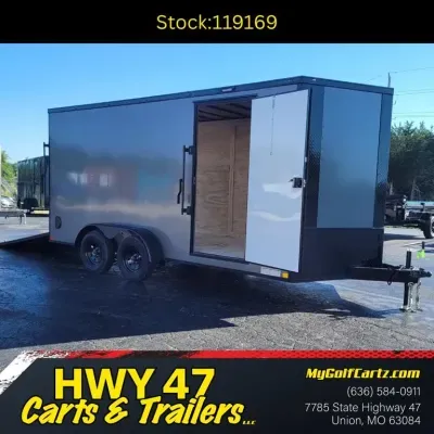 2026 Diamond Cargo 16' x 7' Tandem Axle Enclosed Trailer - GVWR 7,000