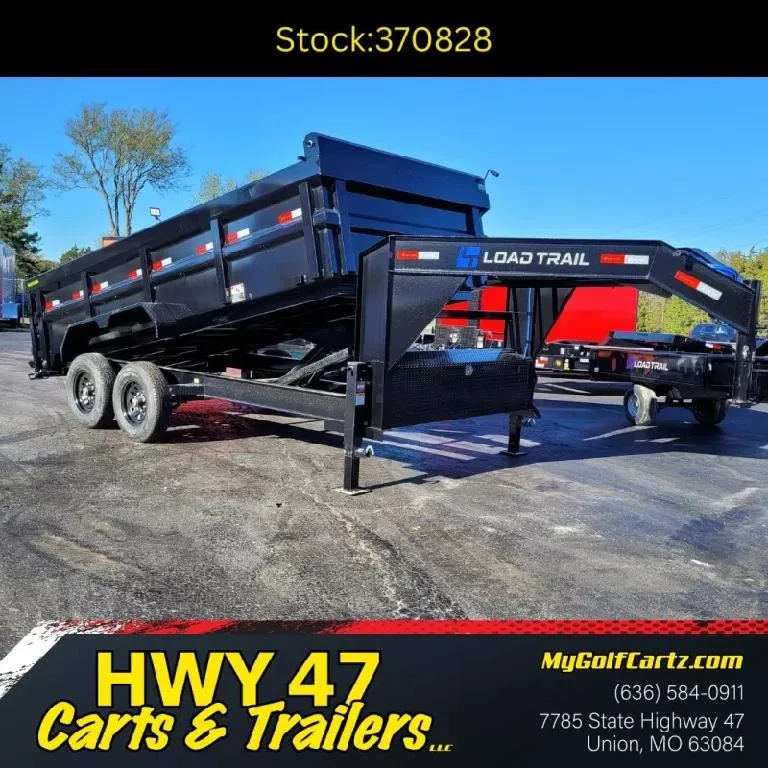 2026 Load Trail 16'x83"x36" Tandem Axle Gooseneck Low-Pro Dump Trailer - GVWR 14,000