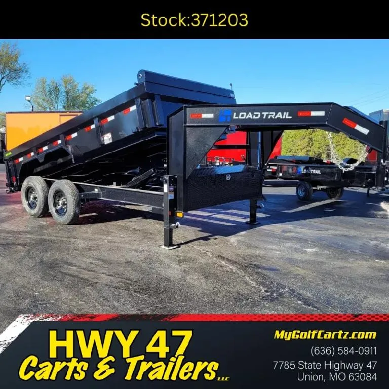 2026 Load Trail 14'x83"x24" Tandem Axle Gooseneck Low-Pro Dump Trailer - GVWR 14,000