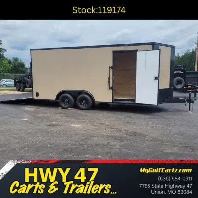 2027 Diamond Cargo 18' x 8.5' Tandem Axle Enclosed Trailer - GVWR 9,990