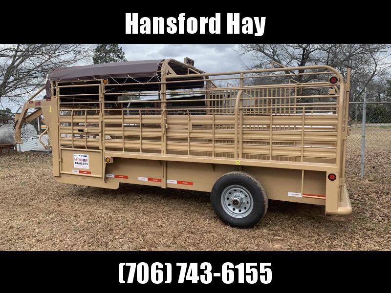 2022 Neckover Trailers 16x6 Catch Can Livestock Trailer Neckover