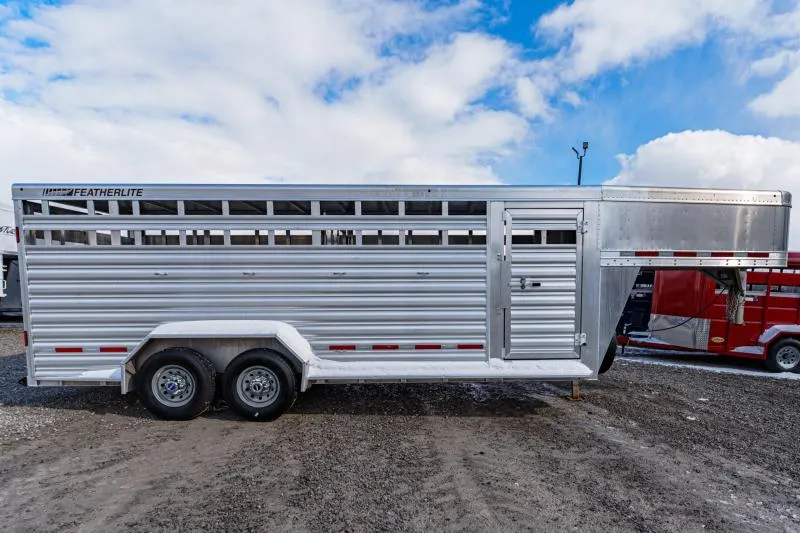 used Stock / Stock Combo Trailers Featherlite  for sale, in North Jackson, OH Thumbnail 4