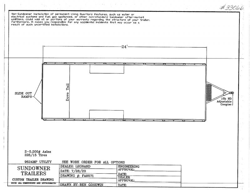 2021 24' SUNDOWNER MULTI-PURPOSE UTILITY TRAILER 2021 24' SUNDOWNER MULTI-PURPOSE UTILITY TRAILER