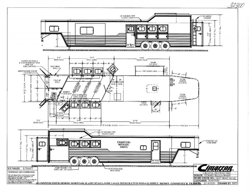 2021 4 HORSE CIMARRON GOOSENECK W/LIVING QUARTERS HORSE TRAILER 2021 4 HORSE CIMARRON GOOSENECK W/LIVING QUARTERS HORSE TRAILER
