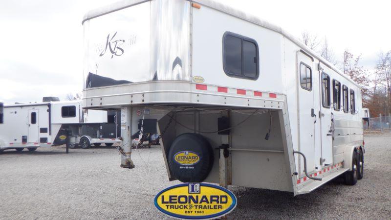 2005 KIEFFER 4 HORSE SLANT LOAD GENSIS XT304 GOOSENECK HORSE TRAILER 2005 KIEFFER 4 HORSE SLANT LOAD GENSIS XT304 GOOSENECK HORSE TRAILER