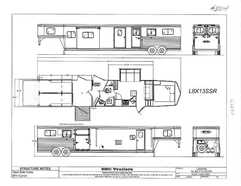 2021 3 HORSE SMC GOOSENECK W/LIVING QUARTERS HORSE TRAILER 2021 3 HORSE SMC GOOSENECK W/LIVING QUARTERS HORSE TRAILER