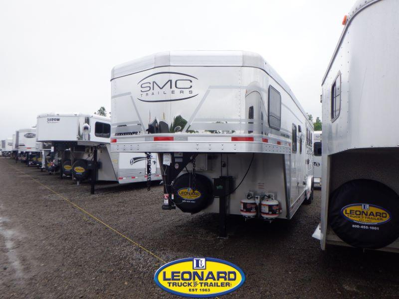 2023 New 3 Horse SMC SL8311DR Gooseneck With 11' Living Quarters Horse Trailer 2023 New 3 Horse SMC SL8311DR Gooseneck With 11' Living Quarters Horse Trailer