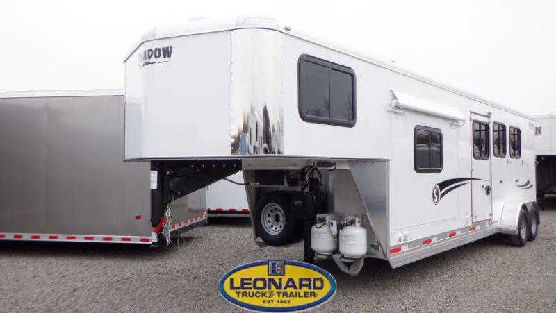 2022 New 3 Horse Slant Load Shadow Getaway Gooseneck With 9' Living Quarters 2022 New 3 Horse Slant Load Shadow Getaway Gooseneck With 9' Living Quarters