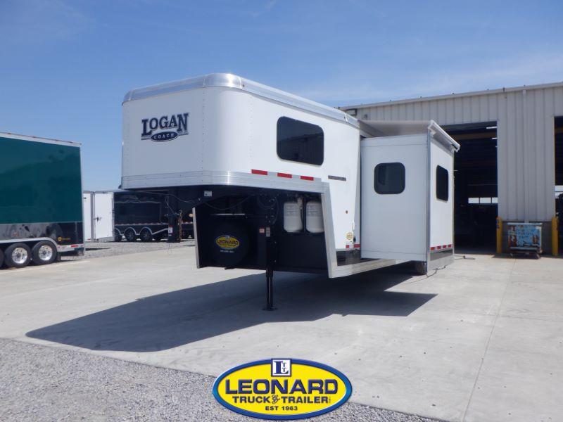 2022 New Logan Sports Hauler Gooseneck With 12' Living Quarters, 16' Garage 2022 New Logan Sports Hauler Gooseneck With 12' Living Quarters, 16' Garage