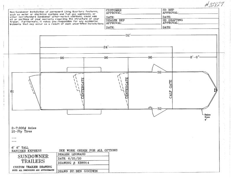 2020 24' SUNDOWNER GOOSENECK STOCK TRAILER 2020 24' SUNDOWNER GOOSENECK STOCK TRAILER
