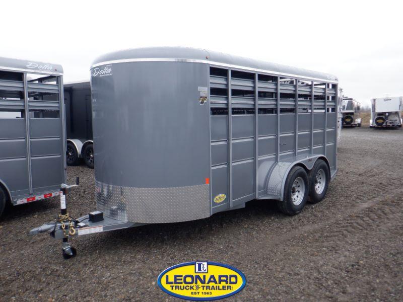 2022 New 16' Delta 500 Series Bumper Pull Stock Trailer 2022 New 16' Delta 500 Series Bumper Pull Stock Trailer