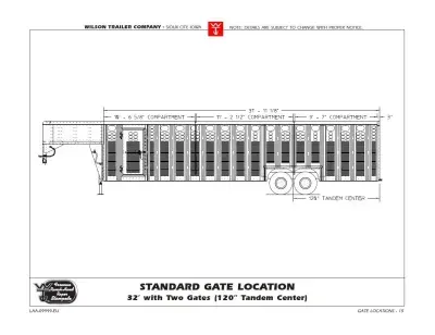 2027 Wilson Trailer Company PSGN-9332 Stock / Stock Combo Trailer