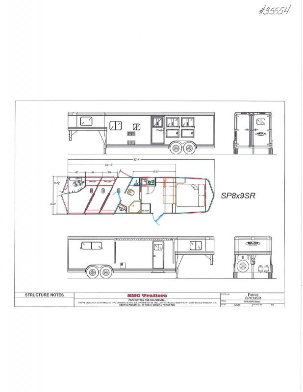 2023 New 3 Horse SMC SP839SR Patriot Gooseneck With 9' Living Quarters Horse Trailer 2023 New 3 Horse SMC SP839SR Patriot Gooseneck With 9' Living Quarters Horse Trailer