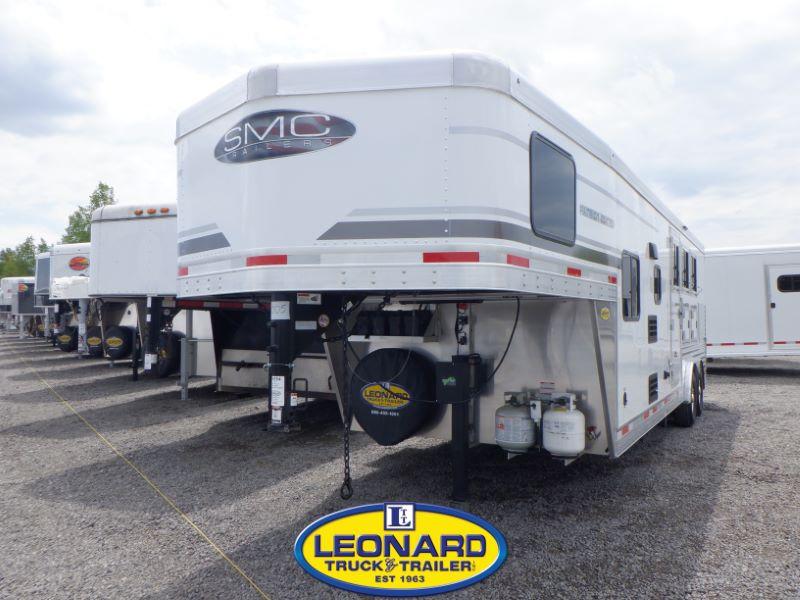 2023 New 3 Horse SMC SP839SR Patriot Gooseneck With 9' Living Quarters Horse Trailer 2023 New 3 Horse SMC SP839SR Patriot Gooseneck With 9' Living Quarters Horse Trailer