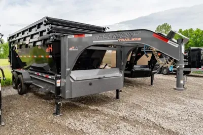 2026 Horizon Trailers RDZ GN 16' 17.9K TA HOIST ROLL OFF DUMP TRAILER Dump Trailer
