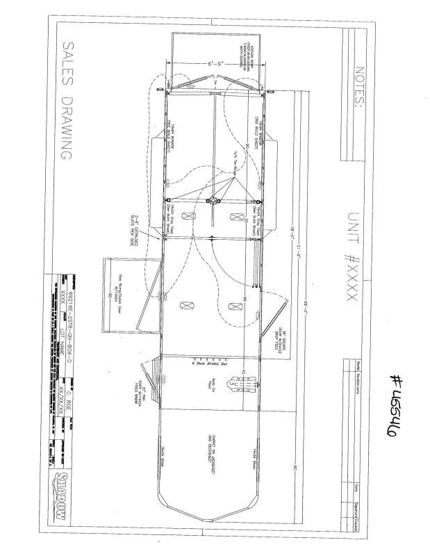 2026 Shadow Trailers 69216E-2STR-GN-BOX-D Horse Trailer