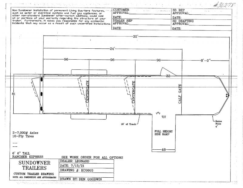 2022 24' SUNDOWNER GOOSENECK STOCK TRAILER 2022 24' SUNDOWNER GOOSENECK STOCK TRAILER