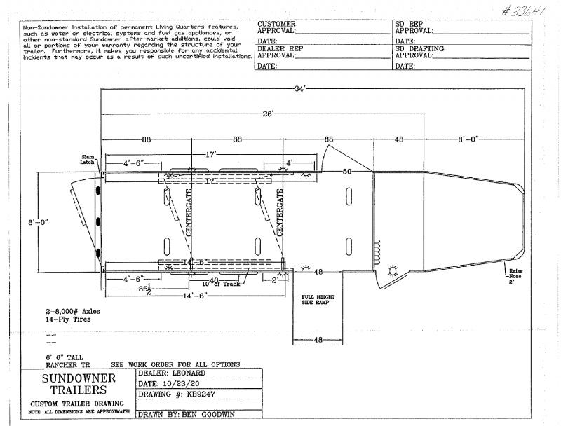2021 26' SUNDOWNER GOOSENECK STOCK TRAILER 2021 26' SUNDOWNER GOOSENECK STOCK TRAILER