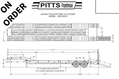 2027 Pitts LB35-38CS Other Semi-Trailer