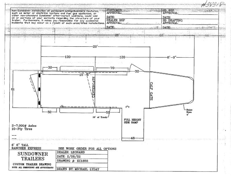 2022 New 20' Sundowner Rancher Express Gooseneck Stock Trailer 2022 New 20' Sundowner Rancher Express Gooseneck Stock Trailer