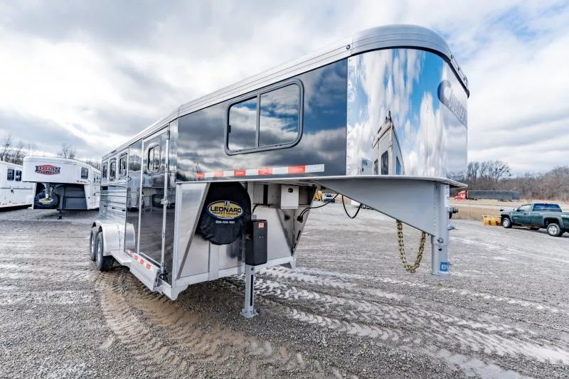 2025 Cimarron Trailers NS3G-RTG-K Horse Trailer