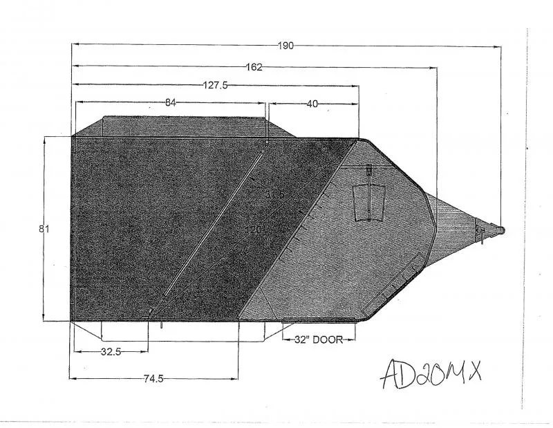 2025 Trails West AD20MX Horse Trailer