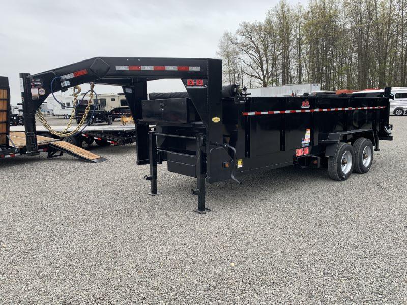 2020 18' B-B GOOSE NECK DUMP TRAILER 2020 18' B-B GOOSE NECK DUMP TRAILER