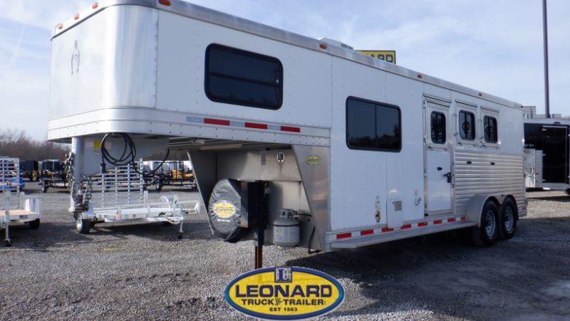 2015 ADAM 3 HORSE 7308 GOOSENECK WITH 8' LIVING QUARTERS 2015 ADAM 3 HORSE 7308 GOOSENECK WITH 8' LIVING QUARTERS