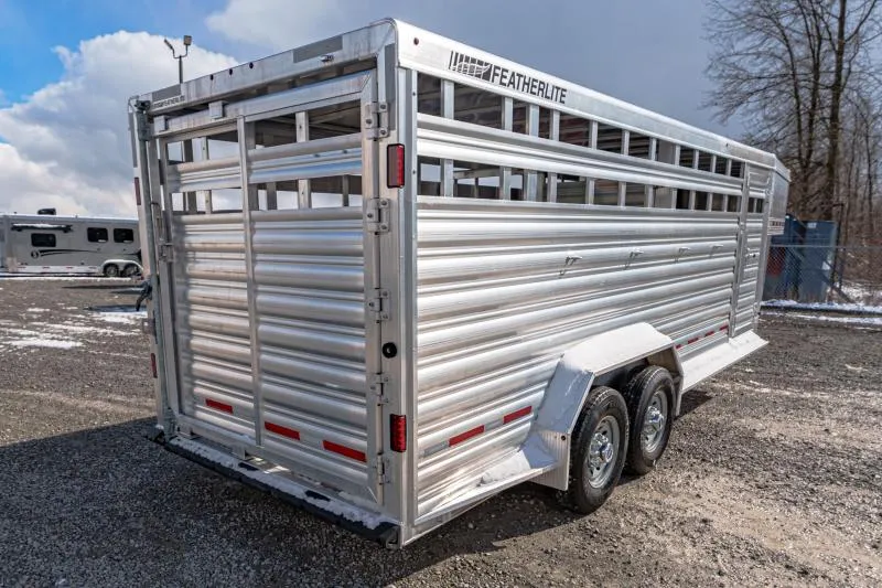 used Stock / Stock Combo Trailers Featherlite  for sale, in North Jackson, OH Thumbnail 6