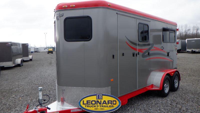 2022 NEW 2 HORSE HAWK CUSTOM BUMPER PULL HORSE TRAILER WITH 4' DRESS 2022 NEW 2 HORSE HAWK CUSTOM BUMPER PULL HORSE TRAILER WITH 4' DRESS