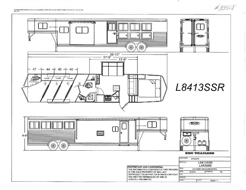 2021 4 HORSE SMC GOOSENECK WITH LIVING QUARTERS 2021 4 HORSE SMC GOOSENECK WITH LIVING QUARTERS
