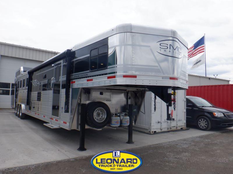 2022 New 5 Horse SMC SL8514SSRT Gooseneck With 14' Living Quarters Horse Trailer 2022 New 5 Horse SMC SL8514SSRT Gooseneck With 14' Living Quarters Horse Trailer