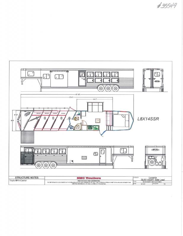 2022 5 HORSE SMC GOOSENECK WITH LIVING QUARTERS HORSE TRAILER 2022 5 HORSE SMC GOOSENECK WITH LIVING QUARTERS HORSE TRAILER