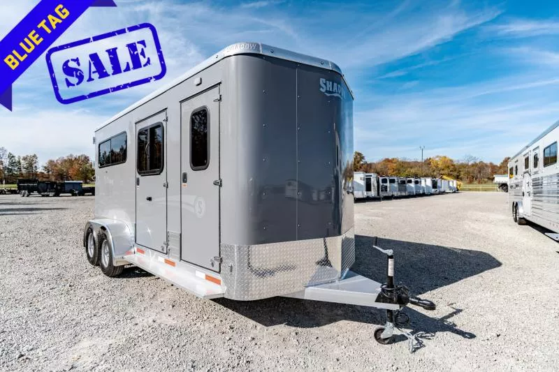 2025 Shadow Trailers 69166E-2STRW-BP Horse Trailer