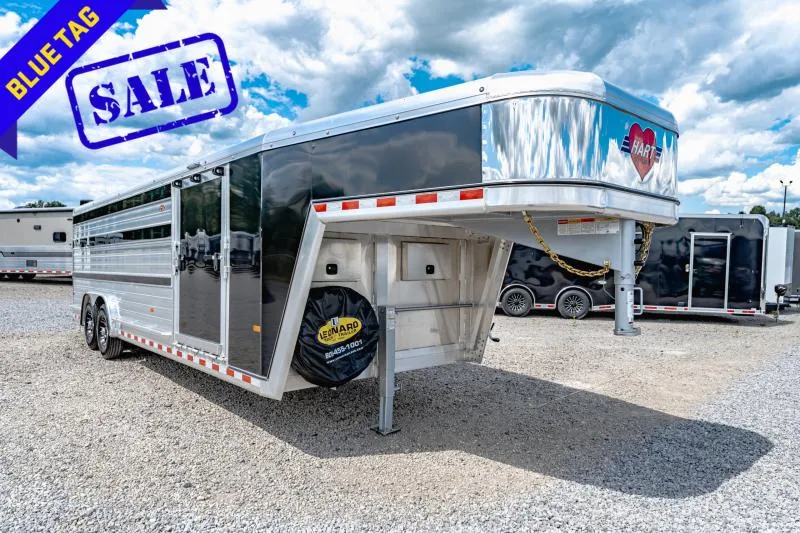 2025 Hart Trailers LoProXpo X24G Stock / Stock Combo Trailer