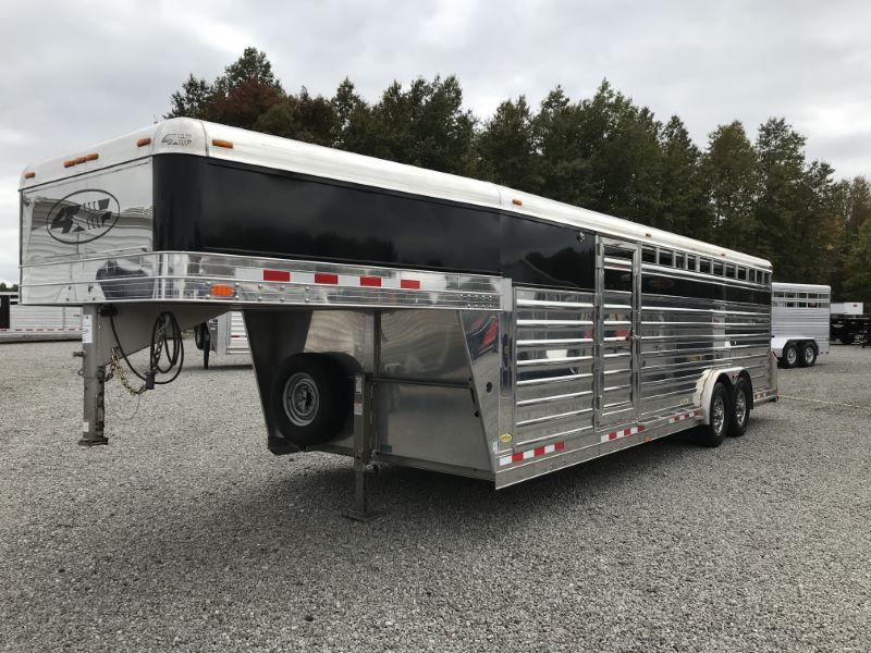 2015 24' 4 STAR GOOSENECK STOCK TRAILER 2015 24' 4 STAR GOOSENECK STOCK TRAILER