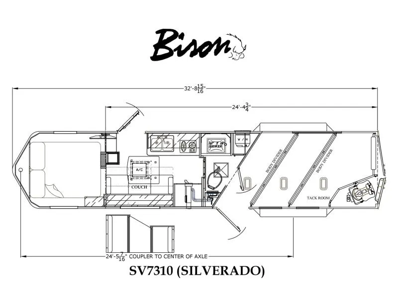 new Horse Trailers Bison Trailers  for sale, in North Jackson, OH Thumbnail 25