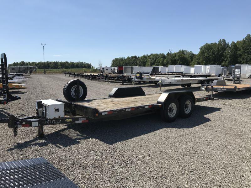 2007 20' TITAN BUMPER PULL EQUIPMENT TRAILER 2007 20' TITAN BUMPER PULL EQUIPMENT TRAILER