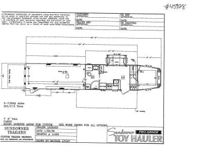 2027 Sundowner Trailers 2586SGM Toy Hauler